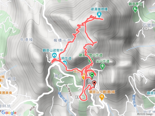 五股觀音山硬漢嶺