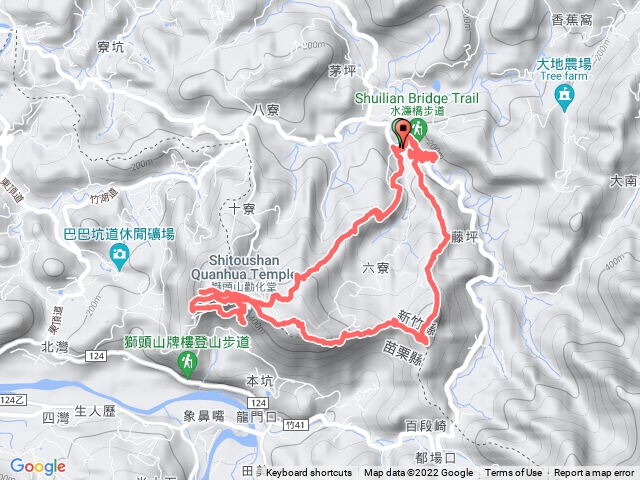 獅頭山、猿山（2m走山）