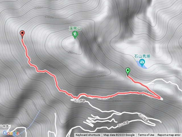 GPX-石山林道補遺(貨櫃屋-腰繞林道-溪南山前營地)-20230627-kjchang