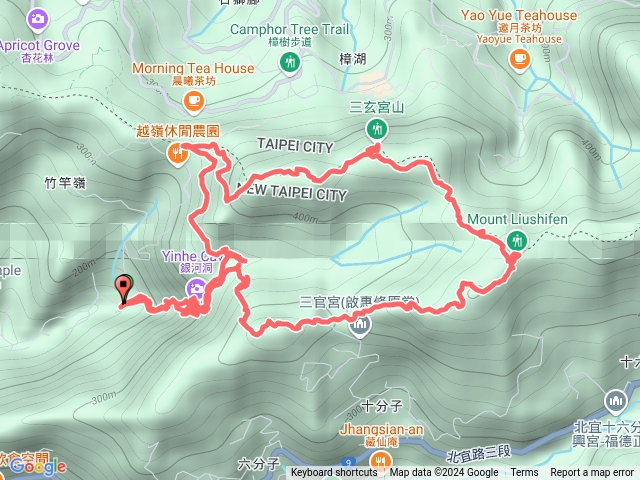 銀河洞6連峰（六分山、四分頭山、十六分山、三玄宮山、鵝角格東峰、鵝角格山）預覽圖