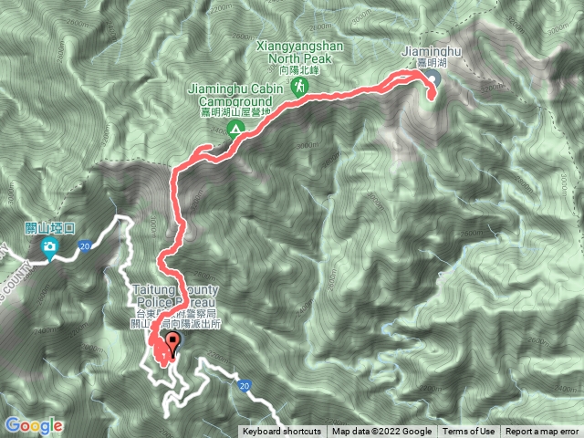 嘉明湖、三叉山、向陽山單攻