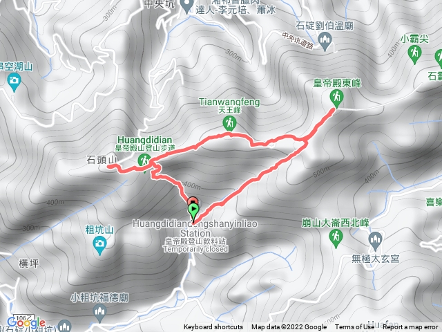 皇帝殿東峰-西鋒O型