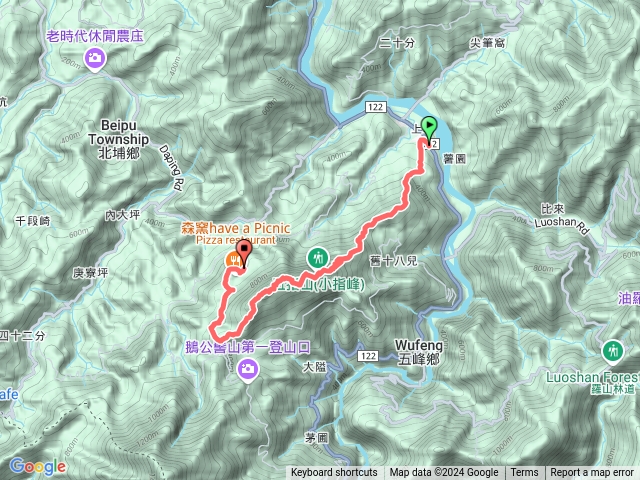 2024 11 08 上坪山~小指峰~無名指峰~五指山~食指峰~拇指峰~大隘山~仙洞步道~灶君堂