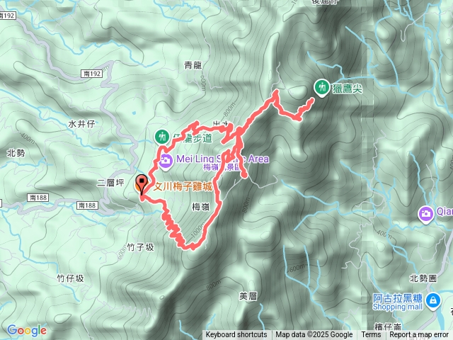 梅龍步道、竹子尖山、伍龍步道預覽圖