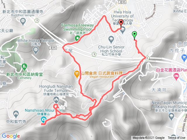 小百岳集起來烘爐地登山步道(南勢角山)202101241506