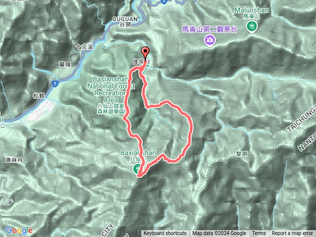 2024-10-12 東八仙山、八仙山O型預覽圖