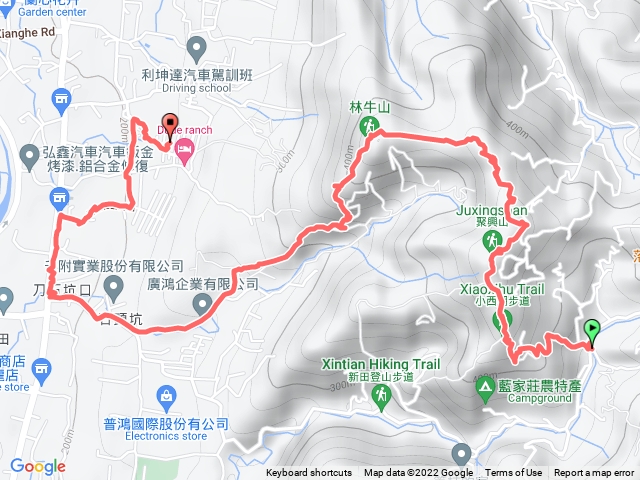 聚興山-林牛山-產業道路下山