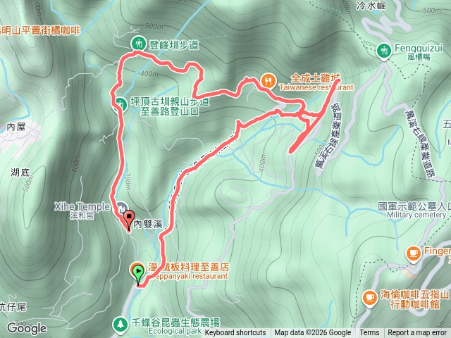 聖人橋站-風櫃嘴站-平頂古圳步道口站O形預覽圖