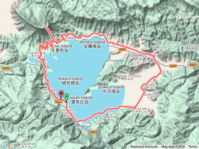 瀘沽湖(環湖) 格姆女神山溶洞