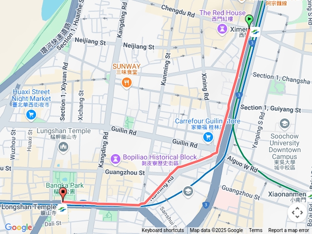 西門町、龍山寺