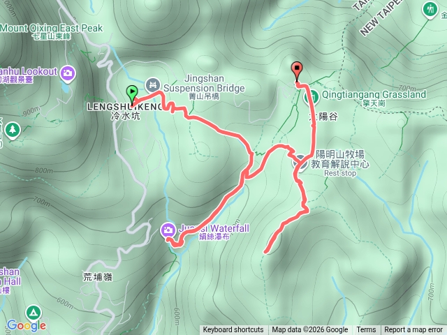 冷水坑-涓絲瀑布-擎天崗