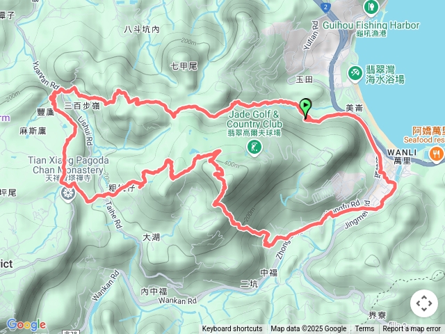 萬里丁火朽山、八斗山連走