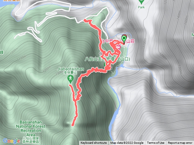 八仙山森林遊樂區 佳保台山