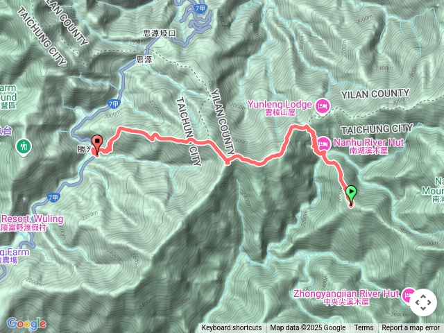 勝光登山口到中央尖溪四天三夜路徑分享第三~四天