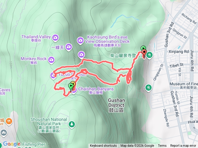 柴山漫遊A線預覽圖