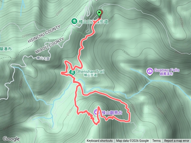 榛山登山步道預覽圖