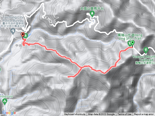 橫嶺山步道 沙蓮山 笛吹山
