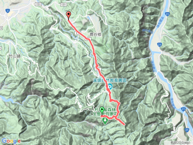 金柑樹山、南鳳凰線、溪頭