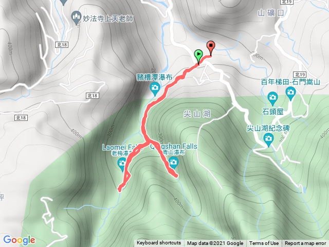 老梅冷泉與青山瀑布