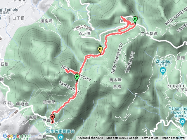 清天宮到二子坪