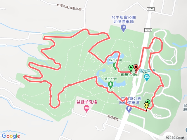 台中都會公園步道