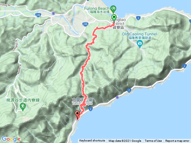 草嶺古道(福隆～大里)