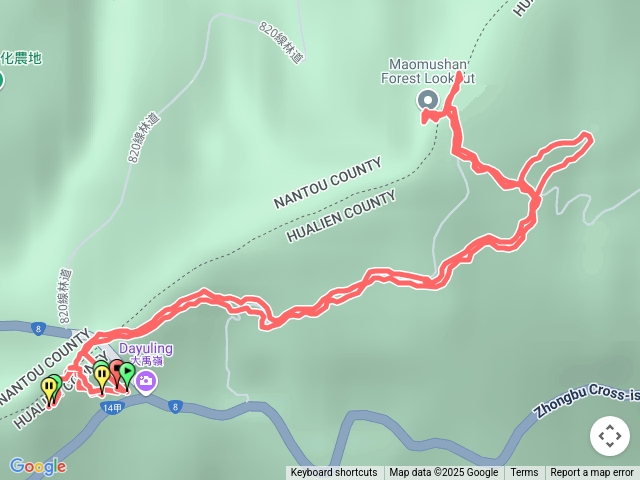 合歡越嶺卯木山