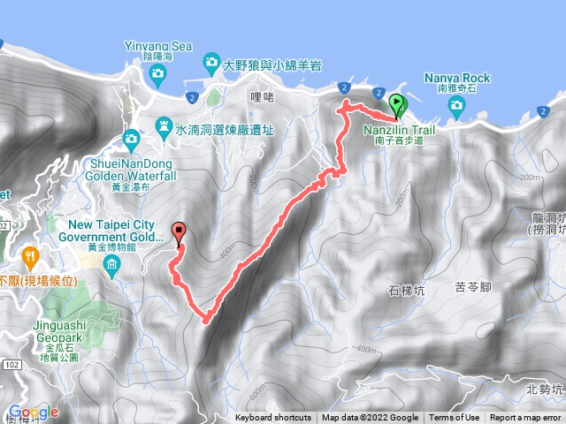 南新宮-南子吝東南峰-南子吝三角點-隧道-鋸齒稜-381峰-555峰-無耳茶壺山-茶壺山登山口