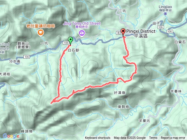 平溪中央尖.峰頭尖主峰及東峰