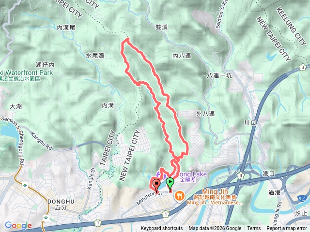 汐止內溝山-內溝山北峰-老鷲尖山-老鷲尖山南峰-鷹石尖-學頭坡山預覽圖