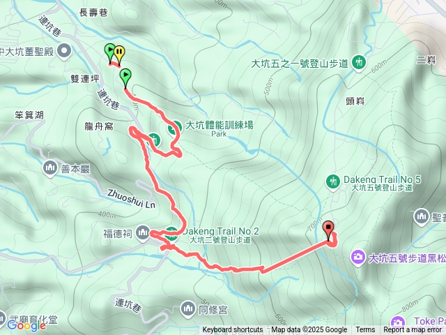 大坑5號接1號下2號上