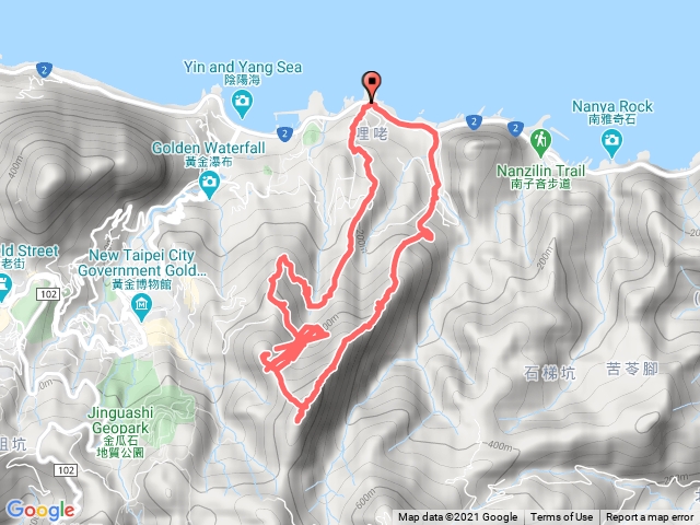 哈巴狗岩上劍龍稜