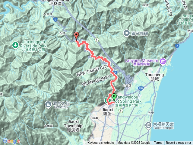 淡蘭古道南路第五段+第四段（未完成）礁溪出發