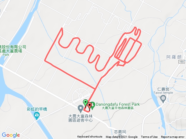 大農大富北騎車道