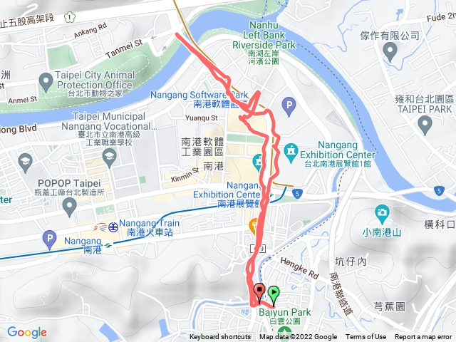 南港夜晚運動趣