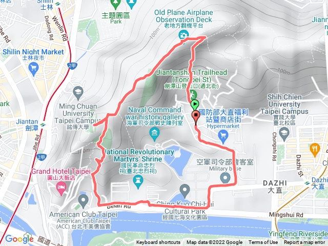 小白岳9號-劍潭山-111/11/27