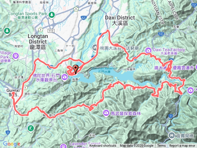 石門水庫自行車挑戰預騎