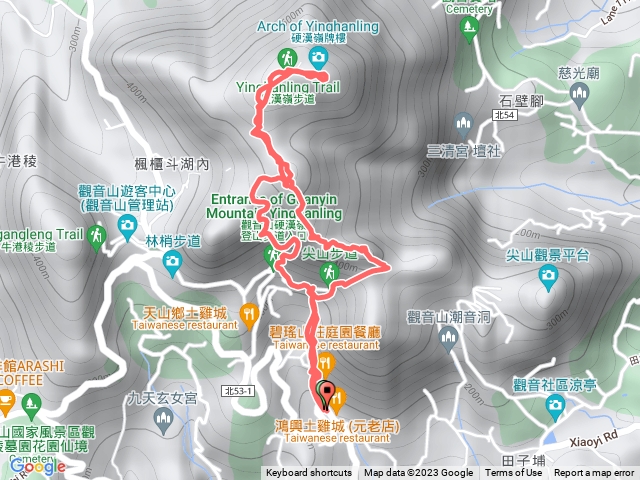 土雞城大崩壁硬漢嶺