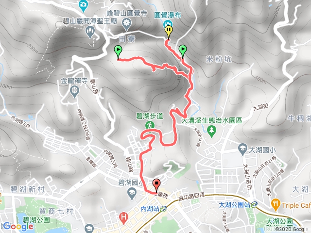 鯉魚山、碧湖步道