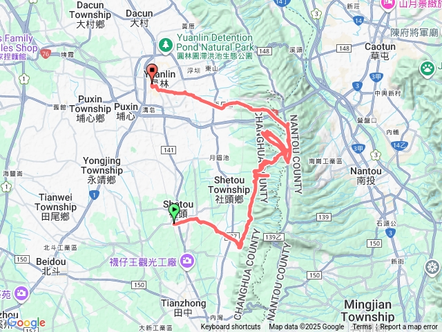 114121社頭清水巖至員林藤山暨火車站健走
