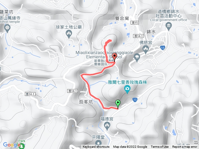 苗栗/造橋/平興山，H122m（鑛務課501號）