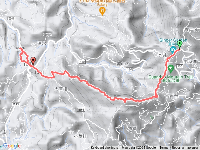 2024-03-10 薑麻園-關刀山-關刀山西北峰-勝興車站