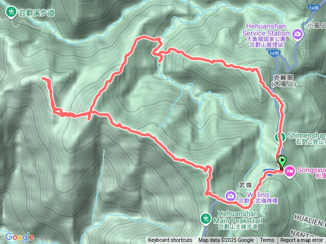 走個稍微不一樣的合歡山系之美一日O型(合歡主/十字峰/巴魯莫安/尖山/石門/哈哈)預覽圖