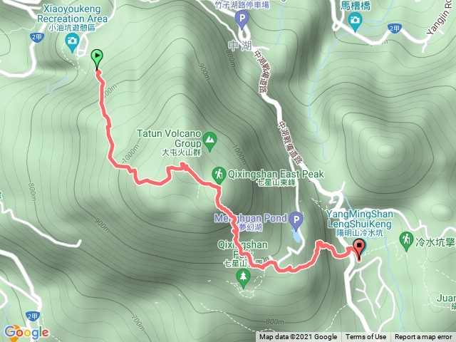 小油坑七星山主峰東峰