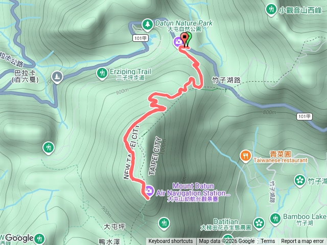 梅雨暫歇，夜爬大屯山預覽圖