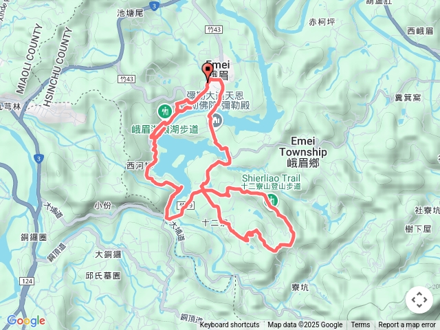新竹峨眉湖 + 十二寮古道