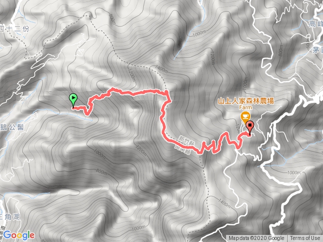 鵝公髻山（南庒東河進山上人家出）