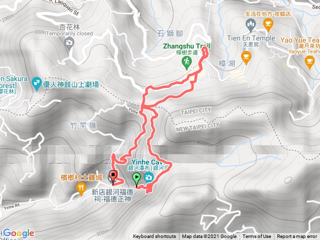 銀河洞－貓空纜車站O型縱走