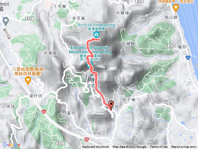 八里觀音山硬漢嶺登山步道