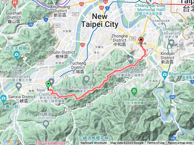 三峽南勢角縱走